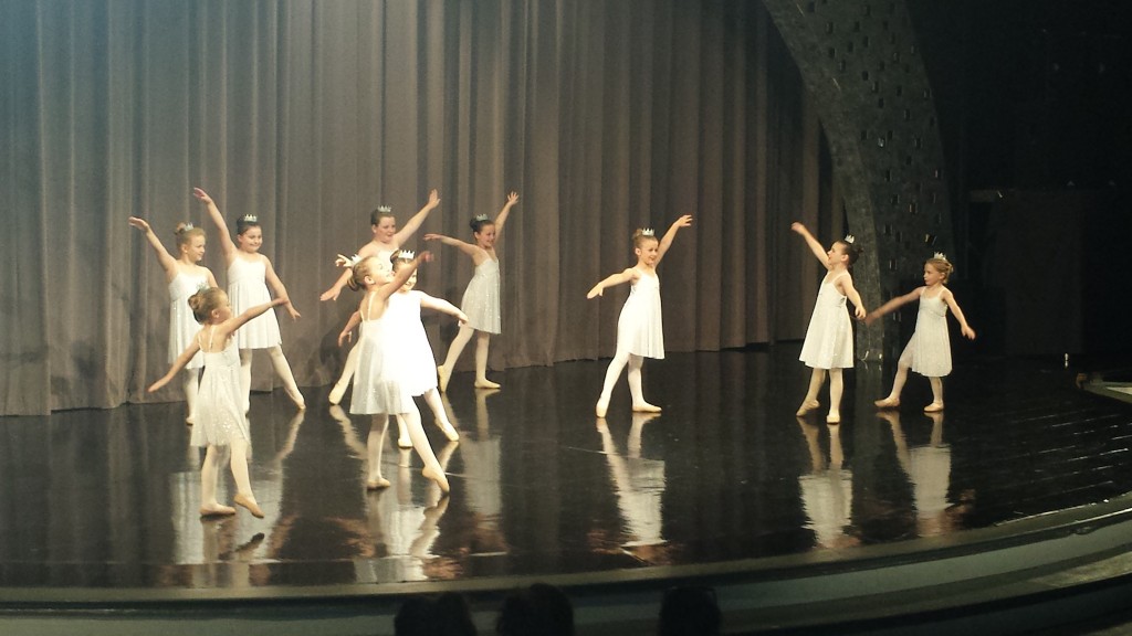 Winners of the 7-9 Year-old Group Ballet at the 2014 Worlds of Fun Festival of Dance